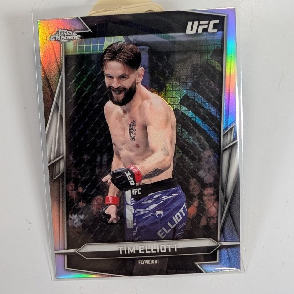 2026 Topps Chrome UFC Tim Elliott #142 Sonar Refractor Hobby Exclusive